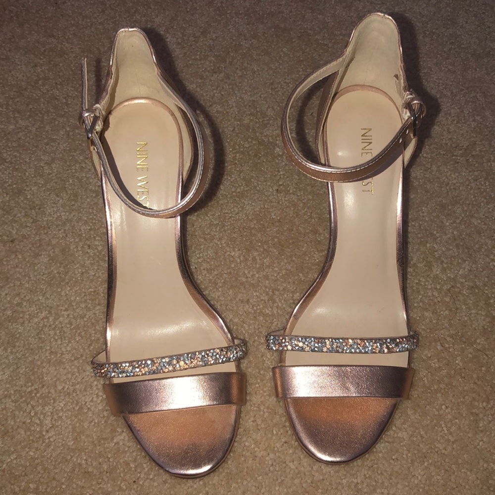 Rose gold heels